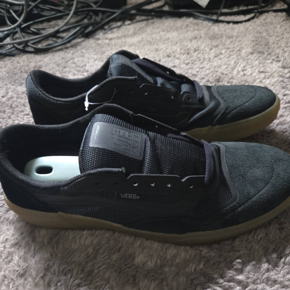 Vans Ave Pro 1 Ultimatewaffle Men Black And Gum Bottom New 082025 - Picture 8 of 11